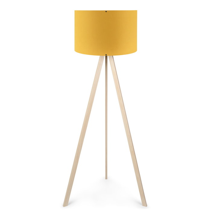 Opviq Lámpara de Pie AYD-1566 Amarillo y Crema